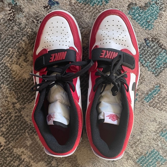 Nike Air Jordan Legacy 312 Low - White/Black-Gym Red (Size 9 Mens) - Picture 6 of 12
